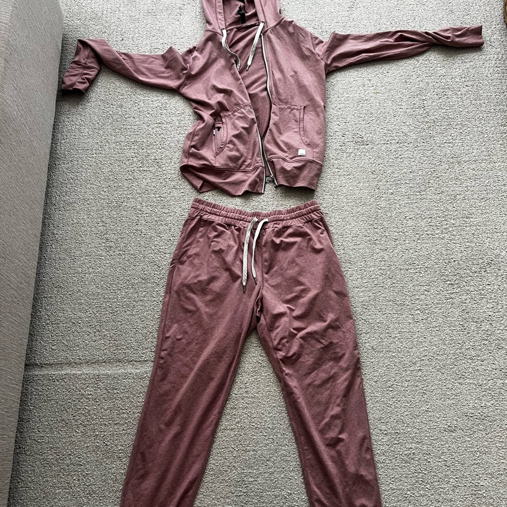 Comfy Mauve Hoodie and Joggers Set